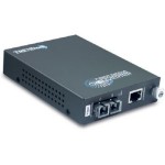 TRENDnet Intelligent 1000Base-T to 1000Base-FX Single Mode Fiber Converter TFC-1000S20