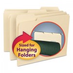 Smead Interior File Folders, 1/3 Cut Top Tab, Letter, Manila, 100/Box SMD10230