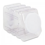 Pacon Interlocking Storage Container with Lid, Clear Plastic PAC27660