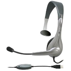 Cyber Acoustics Internet Communication USB Mono Headset AC-840