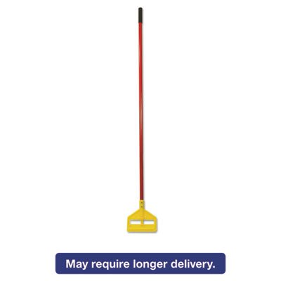 H14600 RD00 Invader Fiberglass Side-Gate Wet-Mop Handle, 60", Red/Yellow RCPH146RED