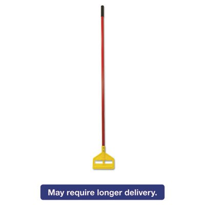 H14600 RD00 Invader Fiberglass Side-Gate Wet-Mop Handle, 60", Red/Yellow RCPH146RED