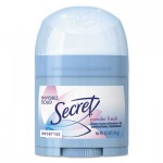 Secret Invisible Solid Anti-Perspirant and Deodorant, Powder Fresh, 0.5 oz Stick, 24/Carton PGC31384
