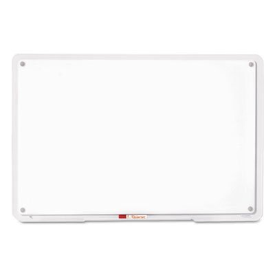 Quartet iQTotal Erase Board, 11 x 7, White, Clear Frame QRTTM1107