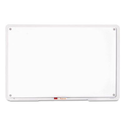 Quartet iQTotal Erase Board, 36 x 23, White, Clear Frame QRTTM3623