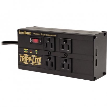 Tripp Lite Isobar 4-Outlet Surge Suppressor/Protector IBAR4ULTRAUSBB