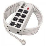 ISOBAR825ULTRA Isobar Metal Surge Suppressor, 8 Outlets, 25 ft Cord, 3840 Joules, Light Gray TRPISOBAR825ULT
