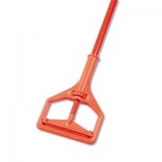 Impact Janitor Style Screw Clamp Mop Handle, Fiberglass, 64", Safety Orange 94