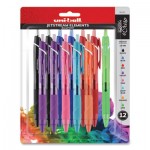 Uni-Ball Jetstream Elements Ballpoint Pen, Medium 1 mm, Assorted Ink/Barrel, 12/Pack UBC70171