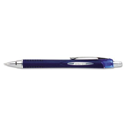 Uni-Ball Jetstream RT Roller Ball Retractable Waterproof Pen, Blue Ink, Fine SAN62153