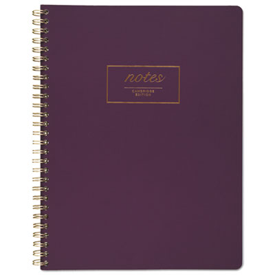 Cambridge Jewel Tone Notebook, Wide/Legal Rule, Purple Cover, 9.5 x 7.25, 80 Pages MEA49556