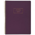 Cambridge Jewel Tone Notebook, Wide/Legal Rule, Purple Cover, 9.5 x 7.25, 80 Pages MEA49556
