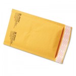 Sealed Air Jiffylite Self-Seal Bubble Mailer, #00, Barrier Bubble Lining, Self-Adhesive Closure, 5 x 10, Golden Brown Kraft