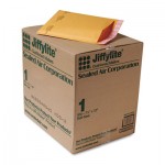 Sealed Air Jiffylite Self-Seal Mailer, Side Seam, #1, 7 1/4 x 12, Golden Brown, 100/Carton SEL39092