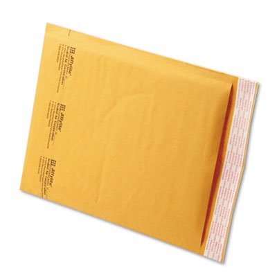 Sealed Air Jiffylite Self-Seal Mailer, Side Seam, #2, 8 1/2 x 12, Golden Brown, 100/Carton SEL39093