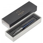 Parker Jotter Retractable Ballpoint Pen, Royal Blue/Chrome w/Black Ink, Fine PAR1953186