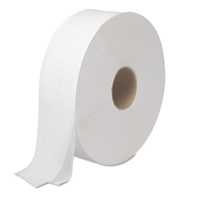 BWK 6102 JRT Bath Tissue, Jumbo, 2-Ply, White, 2000 Feet/Roll, 6 Rolls/Carton BWK6102