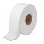 BWK 6100 JRT Bath Tissue, Jumbo, 2-Ply, White, 1000 ft/Roll, 12 Rolls/Carton BWK6100