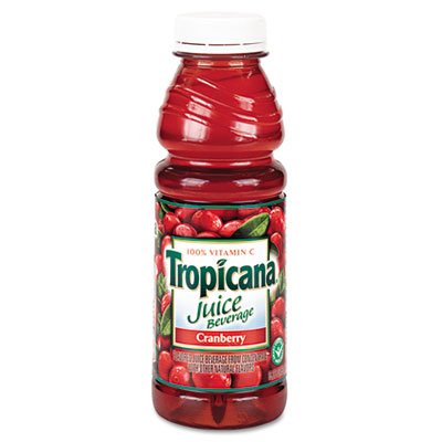 30210 Juice Beverage, Cranberry, 15.2oz Bottle, 12/Carton QKR00864