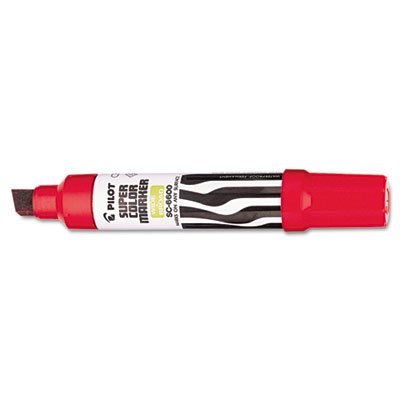 43300 Jumbo Refillable Permanent Marker, Chisel Tip, Red PIL45300