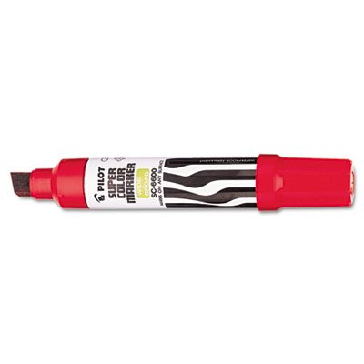 43300 Jumbo Refillable Permanent Marker, Chisel Tip, Red PIL45300