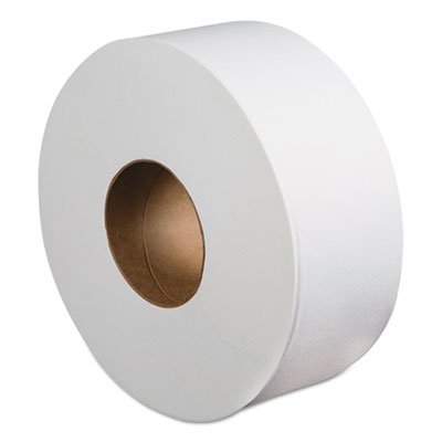 BWK 410323 Jumbo Roll Bathroom Tissue, 2-Ply, White, 3.4" x 1000 ft, 12 Rolls/Carton BWK410323
