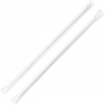 Genuine Joe Jumbo Translucent Wrapped Straw 58925