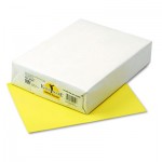 Pacon Kaleidoscope Multipurpose Colored Paper, 24lb, 8-1/2 x 11, Lemon Yellow, 500/Rm PAC102055