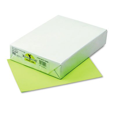 Pacon Kaleidoscope Multipurpose Colored Paper, 24lb, 8-1/2 x 11, Lime, 500/Ream PAC102224