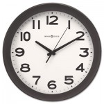 Howard Miller Kenwick Wall Clock, 13.5" Overall Diameter, Black Case, 1 AA (sold separately) MIL625485