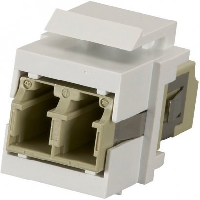 Black Box Keystone Snap Fitting - LC, White FMT357-R3