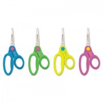 Westcott Kids' Scissors with Antimicrobial Protection, Pointed Tip, 5" Long, 2" Cut Length, Randomly Assorted Straight Handles ACM14607