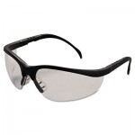135-KD110 Klondike Safety Glasses, Matte Black Frame, Clear Lens CRWKD110