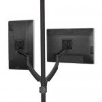 Chief Kontour K1P Dynamic Pole Mount, 2 Monitors K1P220B