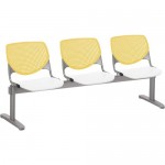 KFI Kool 3 Seat Beam Chair 2300BEAM3128