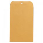 UNV35261 Kraft Clasp Envelope, Center Seam, 28lb, 6 1/2 x 9 1/2, Brown Kraft, 100/Box UNV35261