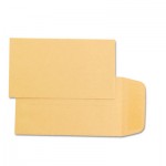 Quality Park QUA50162 Kraft Coin and Small Parts Envelope, #1, Square Flap, Gummed Closure, 2.25 x 3.5, Brown