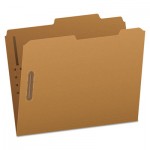 Pendaflex Kraft Fastener Folders, 2 Fasteners, 2/5 Right Tabs, Letter, 50/Box PFXFK213