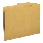 Smead Kraft File Folder, 2/5 Cut Right, Two-Ply Top Tab, Letter, Kraft, 100/Box SMD10776
