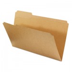 UNV16143 Kraft File Folders, 1/3 Cut Assorted, Top Tab, Legal, Kraft, 100/Box UNV16143