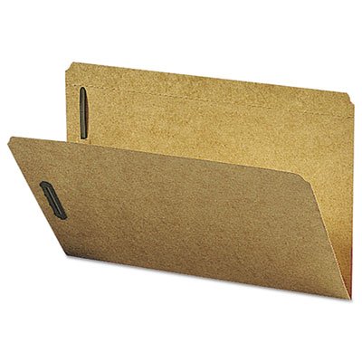 Smead Kraft K Style Fastener Folders, Straight Cut, Top Tab, Legal, Brown, 50/Box SMD19813