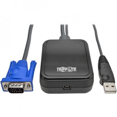 Tripp Lite KVM Console to USB 2.0 Portable Laptop Crash Cart Adapter B032-VU1