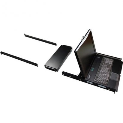 Black Box KVM Tray With Keyboard, Touchpad, And LCD Monitor KVT417A-16CATX