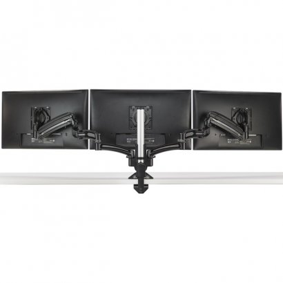 Chief KX Low-Profile Triple Monitor Arms, Column Desk Mount, Black KXC330B