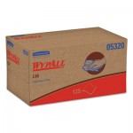 WypAll L10 Towels, POP-UP Box, 1Ply, 9 x 10 1/2, White, 125/Box, 18 Boxes/Carton KCC05320