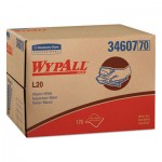 WypAll 412-34607 L20 Towels, Brag Box, 12 1/2 x 16 4/5, Multi-Ply, White, 176/Box KCC34607
