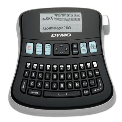 DYMO LabelManager 210D Label Maker, 2 Lines, 6.1 x 6.5 x 2.5 DYM1738345