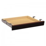 HON Laminate Angled Center Drawer, 22w x 15 3/8d x 2 1/2h, Mahogany HON1522N