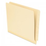 Pendaflex Laminate Spine Shelf File Folder, Straight Tab, 11 pt Manila, Letter, 100/Box PFX11035