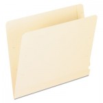 Pendaflex Laminate Spine Shelf File Folder, Straight Tab, 14 pt Manila, Letter, 50/Box PFX11230